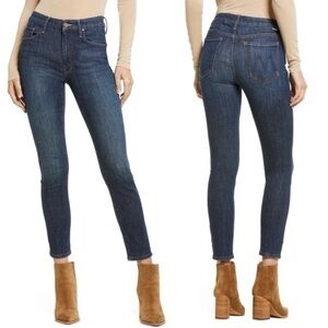 NWT Mother The Looker Crop Skinny Jeans in Switch It Up Wash Size 24
